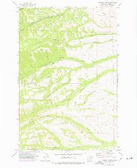 Yesmowit Canyon 1957 topographic map thumbnail
