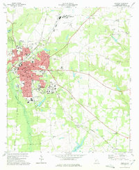 Americus 1973 topographic map thumbnail