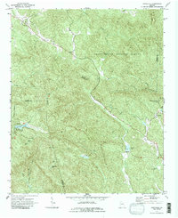 Amicalola 1971 topographic map thumbnail