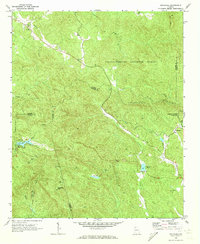 Amicalola 1971 topographic map thumbnail