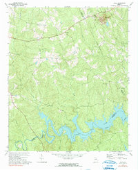 Aonia 1972 topographic map thumbnail