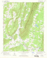 Armuchee 1968 topographic map thumbnail