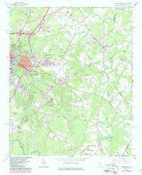 Athens East 1964 topographic map thumbnail