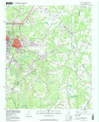 Athens East 1998 topographic map thumbnail