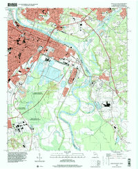 Augusta East 1995 topographic map thumbnail