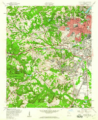 Augusta West 1957 topographic map thumbnail