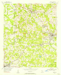 Austell 1954 topographic map thumbnail