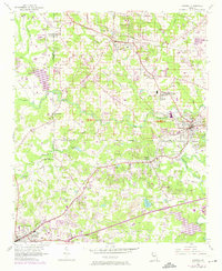 Austell 1954 topographic map thumbnail