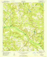 Avondale 1950 topographic map preview