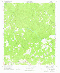 Ball Ground East 1973 topographic map thumbnail