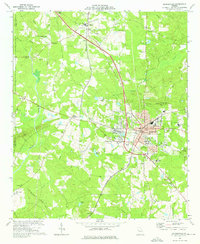 Barnesville 1973 topographic map thumbnail