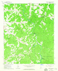 Barnett Shoals 1964 topographic map thumbnail
