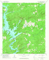 Bartletts Ferry Dam 1965 topographic map thumbnail