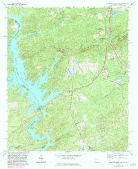Bartletts Ferry Dam 1965 topographic map thumbnail
