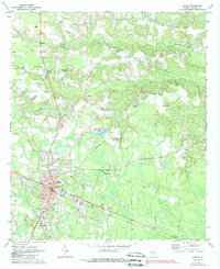 Baxley 1970 topographic map thumbnail