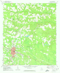 Baxley 1970 topographic map thumbnail