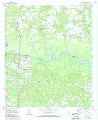 Baxley NE 1970 topographic map thumbnail