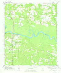 Baxley NE 1970 topographic map thumbnail