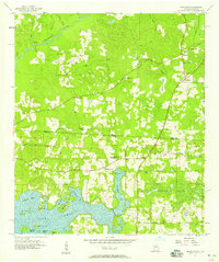 Beachton 1957 topographic map thumbnail
