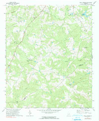 Beall Springs 1971 topographic map thumbnail