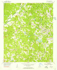 Ben Hill 1954 topographic map thumbnail