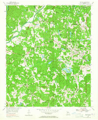 Ben Hill 1954 topographic map thumbnail