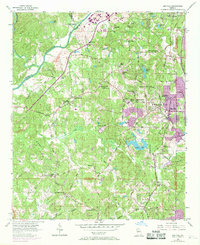 Ben Hill 1954 topographic map thumbnail