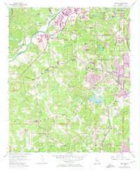 Ben Hill 1954 topographic map thumbnail