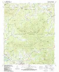 Blairsville 1988 topographic map thumbnail