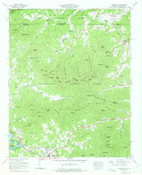 Blairsville 1966 topographic map thumbnail