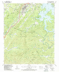 Blue Ridge 1988 topographic map thumbnail