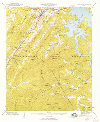 Blue Ridge 1946 topographic map thumbnail