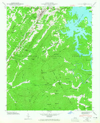 Blue Ridge 1946 topographic map thumbnail
