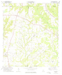 Bluffton 1973 topographic map thumbnail