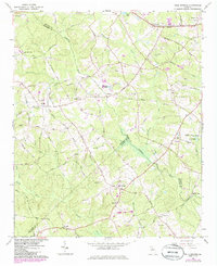 Bold Springs 1964 topographic map thumbnail