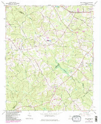 Bold Springs 1964 topographic map thumbnail