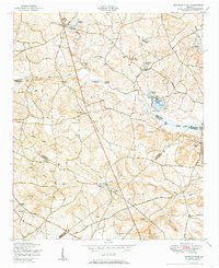 Bowdens Pond 1950 topographic map thumbnail