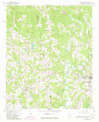 Bowdon West 1966 topographic map thumbnail