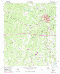 Bremen 1973 topographic map thumbnail