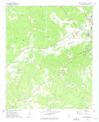 Browns Crossing 1972 topographic map thumbnail