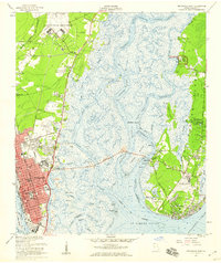 Brunswick East 1956 topographic map thumbnail