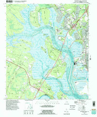 Brunswick West 1993 topographic map thumbnail