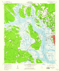 Brunswick West 1956 topographic map thumbnail