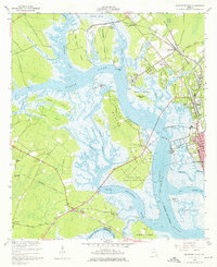 Brunswick West 1956 topographic map thumbnail