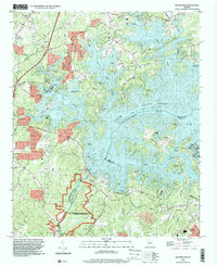 Buford Dam 1993 topographic map thumbnail