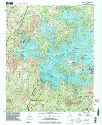 Buford Dam 1999 topographic map thumbnail