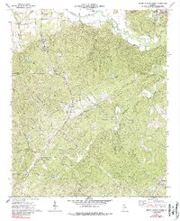 Burnt Hickory Ridge 1972 topographic map preview