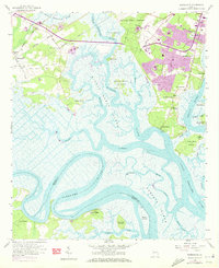 Burroughs 1957 topographic map thumbnail