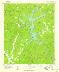Burton Lake topographic map thumbnail