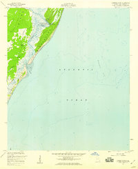 Cabretta Inlet 1954 topographic map thumbnail